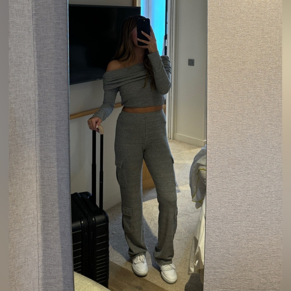 Lovers + Friends Bari Off The Shoulder Top & Cargo Pant Set